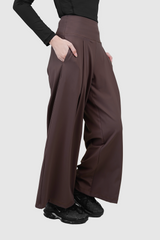 Nomi Sport Flare Pants - Brown