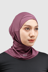 Kina Sport Hijab Olahraga - Plum
