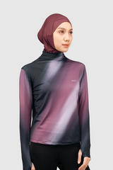 Bhava Printed T-Shirt - Plum Printed