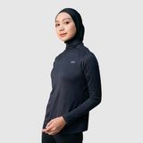 Kina Shirt Long Sleeve - Black Sand