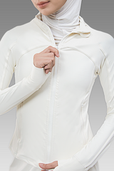 Lumi Slim Fit Sport Jacket - Broken White