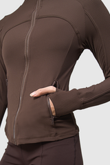 Lumi Slim Fit Sport Jacket - Brown