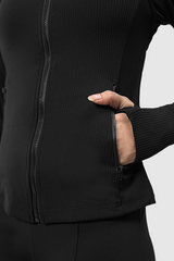 Lumi Slim Fit Sport Jacket - Black