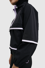 HIA Everywear X PRIOR Nala Oversized Sport Jacket Gym Yoga Pilates - Black