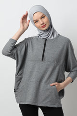 Tameeka Top - Dusty Grey