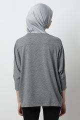 Tameeka Top - Dusty Grey