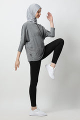 Tameeka Top - Dusty Grey