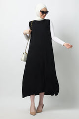 HIA Dailywear Marua Inner Dress - Black