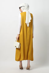 HIA Dailywear Marua Inner Dress - Mustard