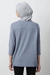 Tameeka Top - Mineral Blue