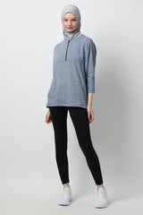 Tameeka Top - Mineral Blue