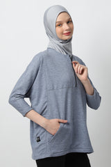 Tameeka Top - Mineral Blue