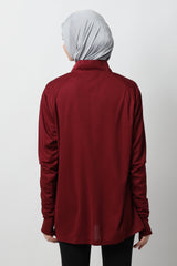 Yameeka Top - Maroon
