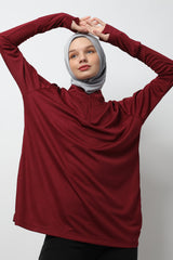 Yameeka Top - Maroon