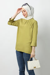 HIA Dailywear Louna Blouse - Dark Lime