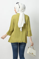 HIA Dailywear Louna Blouse - Dark Lime