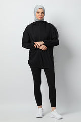 Nafeesa Jacket Hoodie - Black