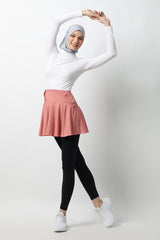 Selina Short-Skirt - Dusty Rose