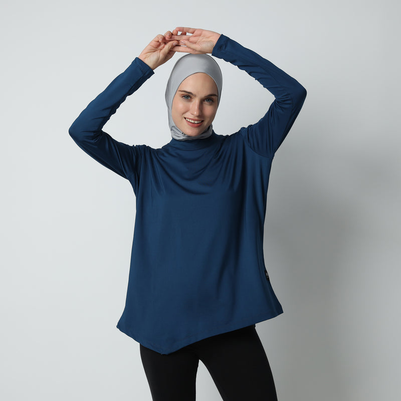 Taneeya Oversized Inner Top - Navy