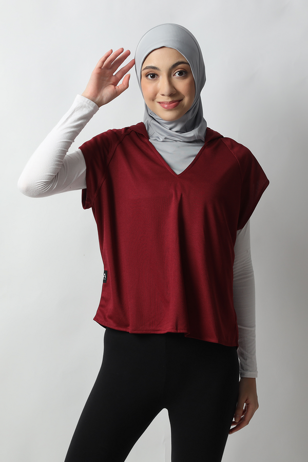 Dareesa Outer - Maroon