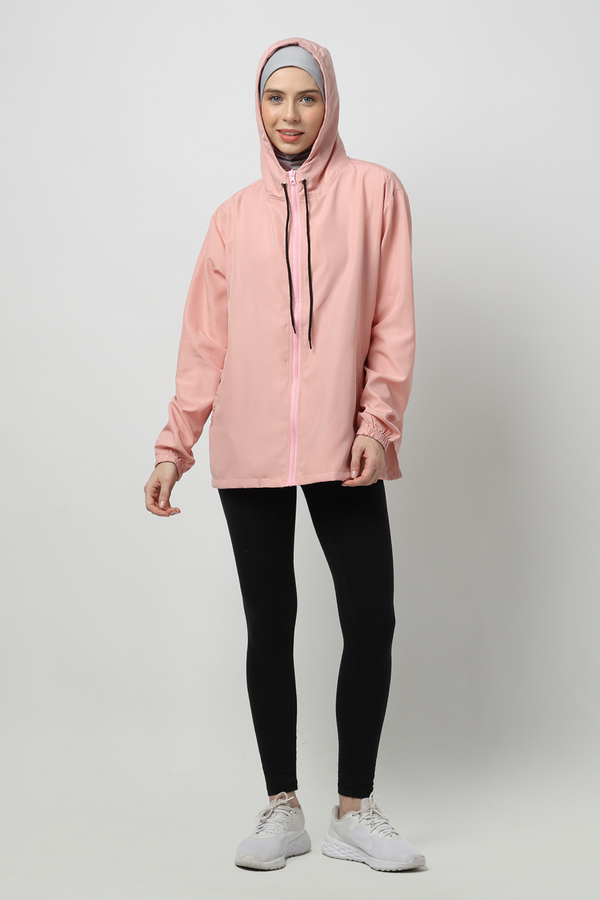 Zunaira Jacket Olahraga - Pink Salmon