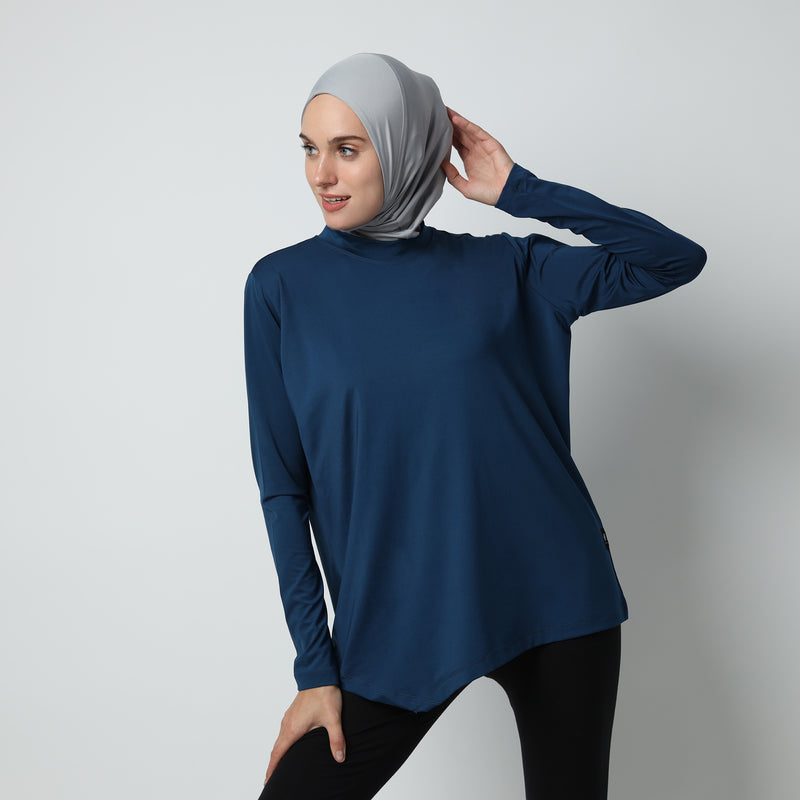 Taneeya Oversized Inner Top - Navy