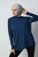 Taneeya Oversized Inner Top - Navy