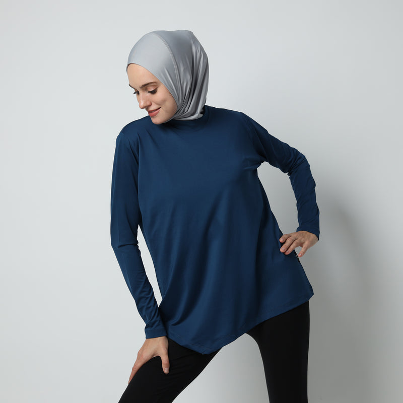 Taneeya Oversized Inner Top - Navy