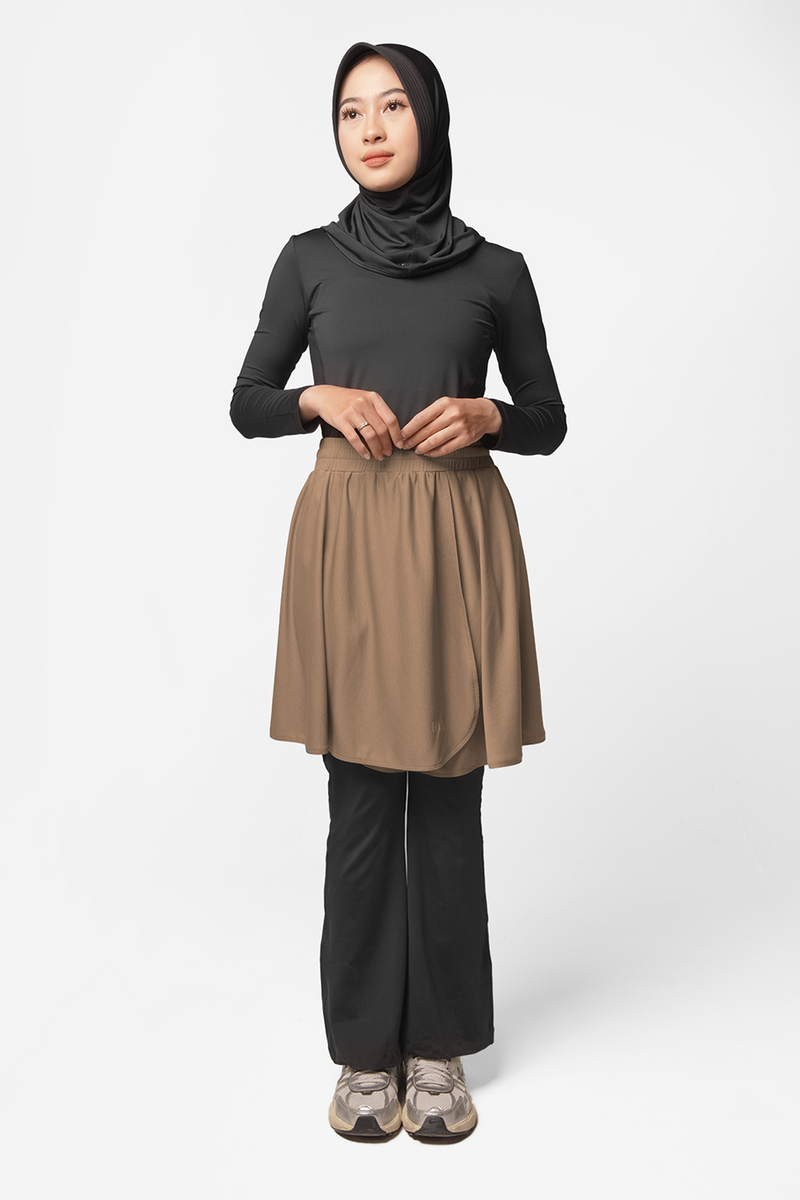 Briella Short-Skirt 49cm Brown