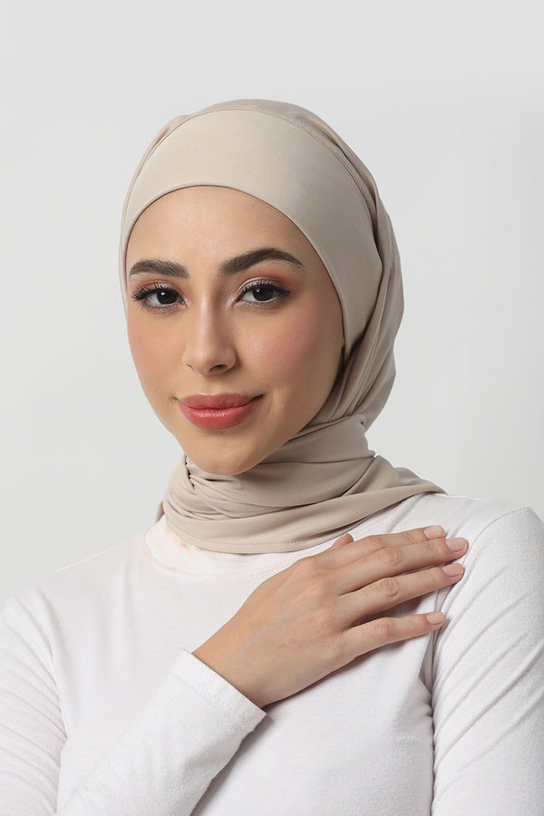 Mahveeca Hijab Instan - Almond