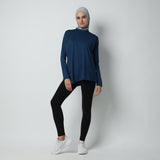 Taneeya Oversized Inner Top - Navy