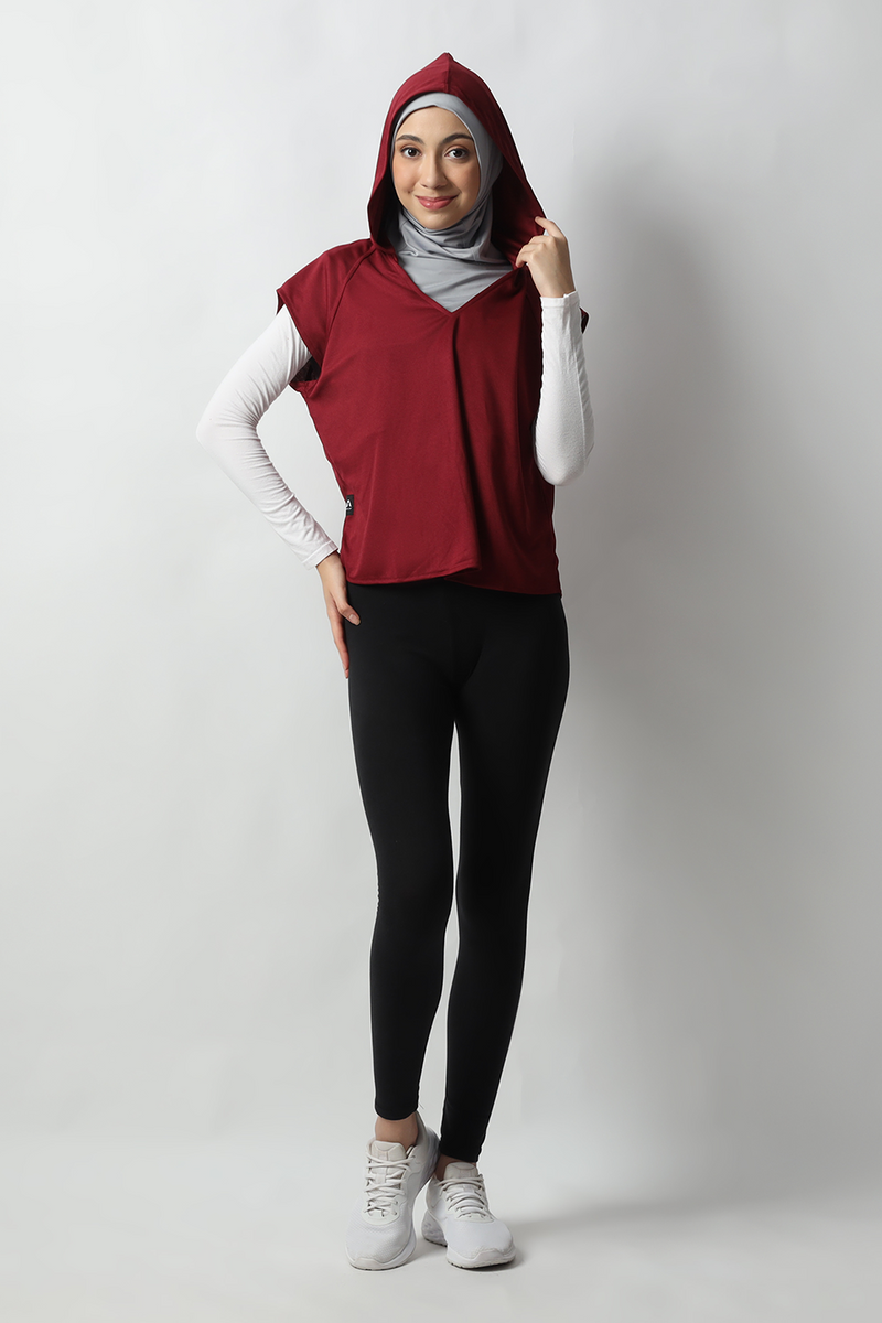 Dareesa Outer - Maroon