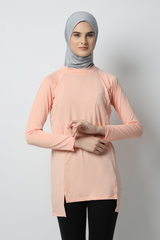 Devonee Long Top - Salmon