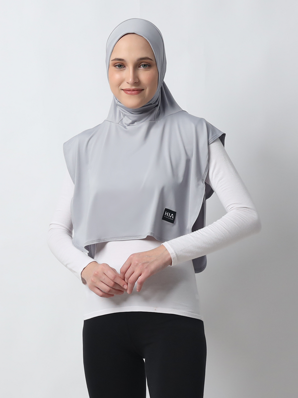 🎁 Reezalin Hijab - Light grey (100% off)