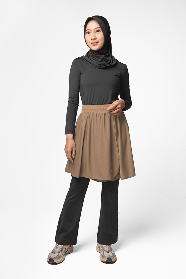 Briella Short-Skirt 49cm Brown