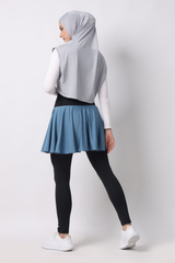 Kaleeva Short-Skirt Legging - Blue Stone