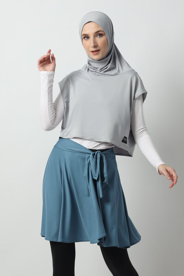 🎁 Carleeta Short-Skirt - Blue Stone (100% off)