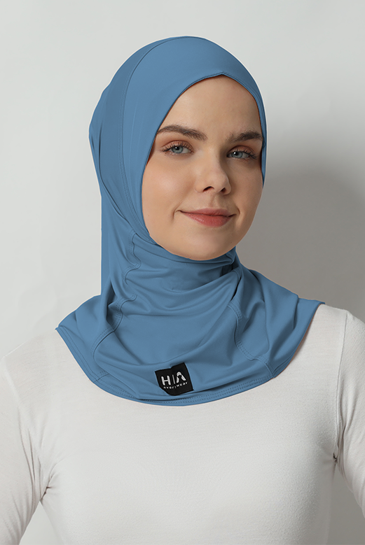 Areesa Hijab - Denim