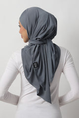Mahveeca Hijab Instan - Dark Grey