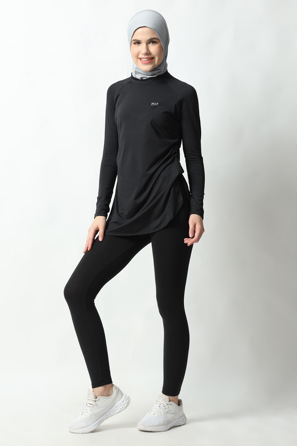 Shafa Body Fit Top - black