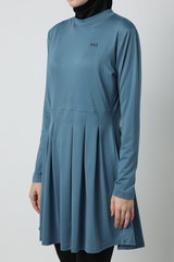 HIA Zaylin Baju Olahraga Wanita Dress Tennis - Blue Stone