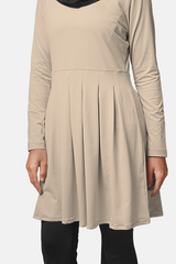HIA Zaylin Baju Olahraga Wanita Dress Tennis - Almond