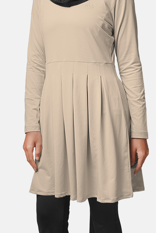 HIA Zaylin Baju Olahraga Wanita Dress Tennis - Almond