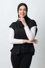 Ayessa Sport Hijab - Black