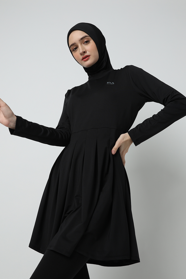 HIA Zaylin Baju Olahraga Wanita Dress Tennis - Black