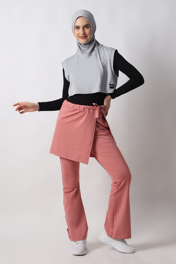 🎁 HIA Everywear Haneen Rok Celana Olahraga Skirt Pants Hacktive Fabric - Pink (100% off)