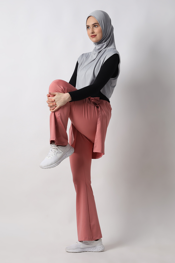 HIA Everywear Haneen Rok Celana Olahraga Skirt Pants Hacktive Fabric - Pink