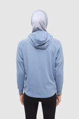 Lumi Hooded Jacket - Light Blue