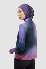 Bhava Printed T-Shirt - Berry Orchid Printed