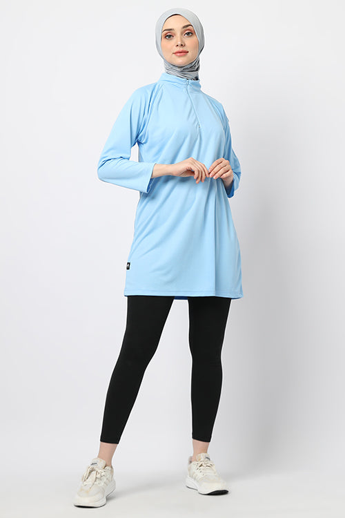 🎁 Careena Top - Baby Blue (100% off)